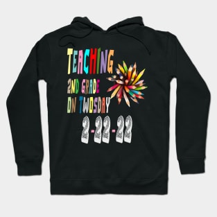 Twosday 2022, Teaching 2nd Grade On Twosday 2-22-22 Hoodie